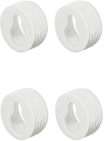 Häfele Schrankaufhänger weiß aus Kunststoff 20 mm 4 Stück/VPE.