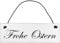 Anika Hermsen-Grallert, HomeYourself Shabby Chic Vintage Schild Frohe Ostern Dekoschild Türschild