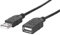Manhattan 308519 Hi-Speed USB 2.0 Verlängerungskabel (A-Stecker auf A-Buchse) 1 m schwarz