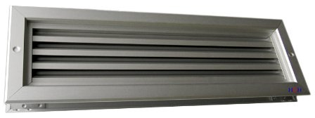 Lüftungsgitter LG-4010 DORAA Lamellengitter Alu 435 x 135 mm Abluft Zuluftgitter