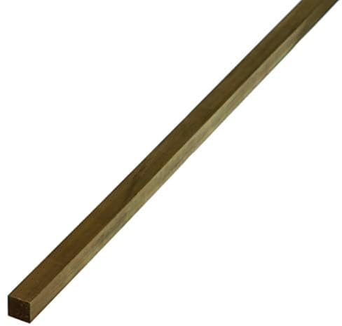 Alberts 471019 Vierkantstange | Messing | 1000 x 6 x 6 mm