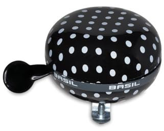 Ding-Dong Glocke Basil Polka Dot black/white dots, Ø 80mm