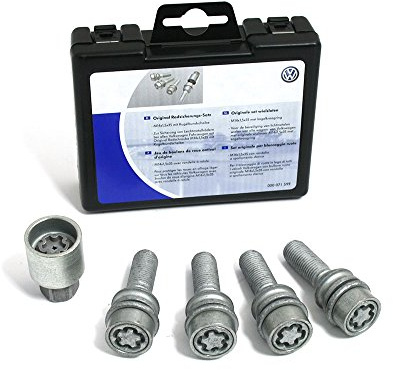 Volkswagen 000071599 Bullone di bloccaggio, Argento