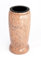 Afterglow Vase funéraire élégant en granit véritable, multicolore, rouge, hauteur 20 cm/Ø 10 cm, décoration funéraire, résistant aux intempéries, au gel, avec insert en plastique