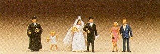 Preiser 79057 Wedding Group Protestant (6) Figure Set