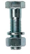RING 2 x 55 mm high Tensile Tow Ball Mounting Bolts: Standard Size (M16) - Suitable for Two Bolt Fixing Tow Balls