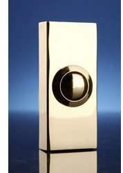 Byron Surface Doorbell Push - Brass
