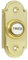 Polished Brass Stepped Shaped Bell Push with China Press