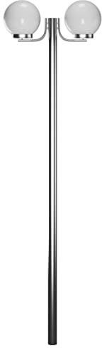 vidaXL Edelstahl Gartenlampe Aussenleuchte Garten Kugel Lampe Leuchte Gartenleuchte NEU