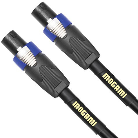 Mogami GOLD SPEAKER SO-15 Amplifier-to-Cabinet Speaker Cable, Neutrik speakON Male Plugs, 4-Pole, Gold Contacts, Straight Connectors, 15 Foot