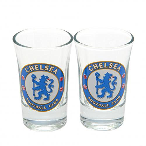 Chelsea FC Official Shot Glass Set (2 Pack)