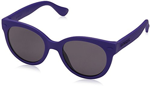 Havaianas Girl'S Ngoldnha/S Y1 Ngoldnha/S Y1 Fki 47 Rectangular Sunglasses 47, Violet/Grey Grey
