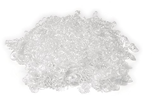 RAYHER HOBBY Rayher 7650402 Mini-Kunsthaarlocken, SB-Btl. 14 g, weiß