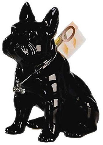Casablanca Spardose Bulli schwarz sitzend,Keramik [W]