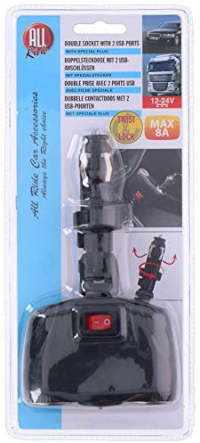 All Ride Auto 871125238052 USB Adapter Steckdose