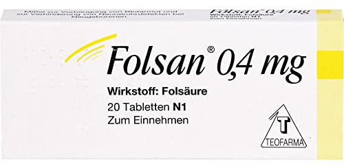 FOLSAN 0,4 mg Tabletten 20 St