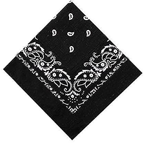 Lizzy® - Bandana, Linie: Plain & Paisley Black Einheitsgröße, Schwarz , Einheitsgröße