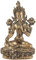 Berk FI-062 Statuen - grüne Tara, Messing, 21 cm hoch