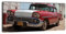 wandmotiv24 Leinwandbild Panorama Nr. 425 Alter Sportwagen 100x40cm, Bild auf Leinwand, Kuba, Oldtimer, Amerika