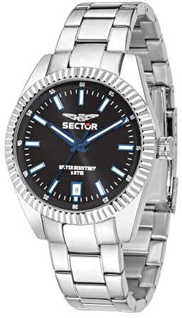 Sector No Limits Herrenuhr, Kollektion 240, Quarzuhrwerk, Nur mit Zeit und Datumsanzeige, aus Edelstahl - R3253476001