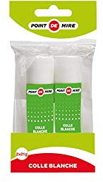 2 Bâtons Colle Blanche 21 Gram Papeterie Fourniture Scolaire