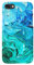 uCOLOR Watercolor Blue Turquoise Case for iPhone 6s 6 iPhone 7/8 /SE 2nd / SE 3 (2022) 4.7 inch Cute Case Soft TPU Protective Case