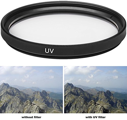 Protector de pantalla HD de 55 mm MC filtro UV para: Nikon 1 NIKKOR VR 10 – 100 mm f/4,5 – 5,6 Filtro ultravioleta de 55 mm, 55 mm, filtro UV, filtro ultravioleta de 55 mm