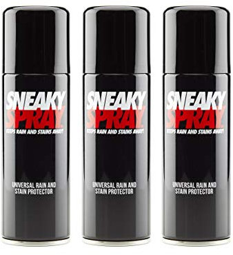 SNEAKY Spray Shoe and Trainer Protector Spray 3 Pack 600ml