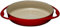Le Creuset L2129-25-67 Horno Alrededor hierro fundido - Bandeja de horno (Tarta, Horno, Alrededor, Naranja, hierro fundido, Esmalte)