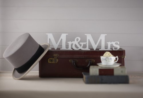 Ginger Ray Mr & Mrs Hochzeit Holzschild - Vintage-Affäre