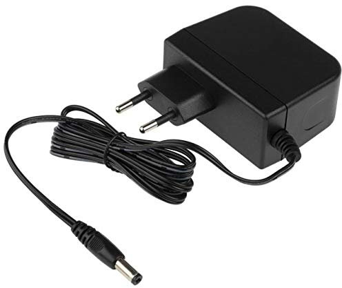 KesCom 9 Volt Netzteil/Steckernetzteil bis zu 500mA mit 5,5 mm x 2.1 mm Klinkenhohlstecker passend für viele Geräte wie Router, Accsesspoints, Player, Rekorder ...