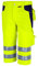 Qualitex Warnschutz-Shorts PRO MG 245 - gelb/Marine - Größe: 50