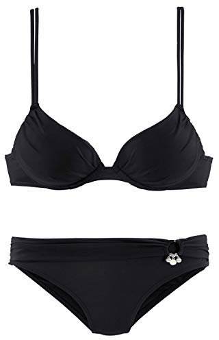 s.Oliver RED LABEL Damen Bikini schwarz 36 (S) A