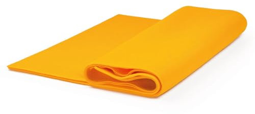 The Felt Store Bastelfilz Meterware (Breite 1,80 m) 1,6 mm dick – Gold, 100% weicher Acryl-Filz, farbintensiver und langlebiger als Polyester, ideal zum Nähen & Basteln mit Kindern