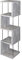 möbelando Standregal Raumteiler Bücherregal Regal Beistellregal Holzregal Drum II Beton
