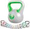 GORILLA SPORTS® Kettlebell - 2kg, 3kg, 4kg, 5kg, 6kg, 8kg, 10kg, 12kg, 14kg, 16kg, 18kg, 20kg Gewichte, Einzeln/Set, mit/ohne Ablage, Kunststoff - Kugelhantel, Schwunghantel, Kugelgewicht