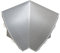 HOLZBRINK Innenecke passend zum Dekor Ihrer Abschlussleisten Aluminium Innenkante PVC Küchenabschlussleiste 23x23 mm