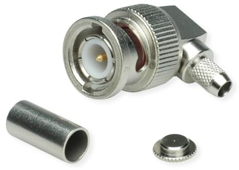 Telegärtner RG58 Connector BNC Crimp Connectors/Solder Type angled