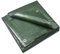 jarolift Bâche De Couverture De Piscine, Bâche Tissée en Polyéthylène 140 g/m², Imperméable À l'eau Résistant À La Moisissure Indéchirable, 3 x 6 m, Vert