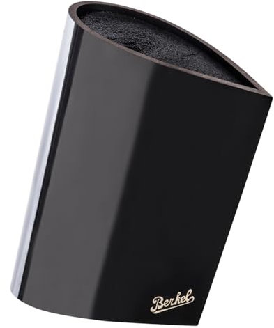 Berkel (Coltelli Made in Maniago) - Linea BAG CEPPO VUOTO Ceppo BAG VUOTO rivestimento Nero - Confezionato in Elegante Scatola