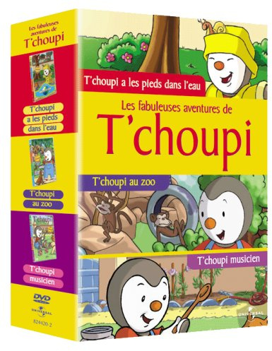 Coffret Tchoupi 3 DVD - n. 3 : Musicien / Au zoo / A les pieds dans l'eau [FR Import]