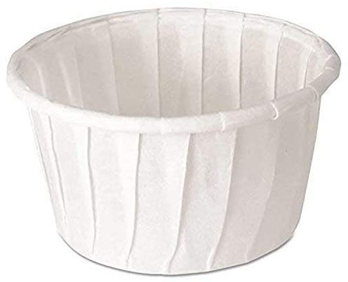 We Can Source It Ltd - Compostable Paper Souffle Cup Portion Pots, Paper Ramekin Sauce Pots 4oz - 250 Pack