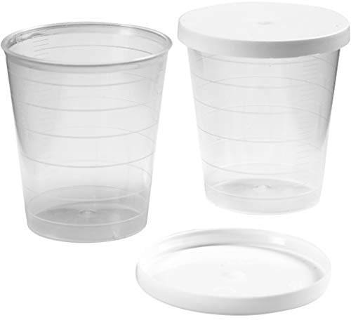Mini tasse avec couvercle, 30 ml. 75 pièces