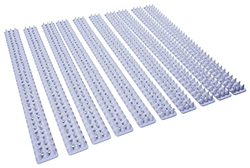 Amtech S1607 Security Spikes, White, 10-Piece