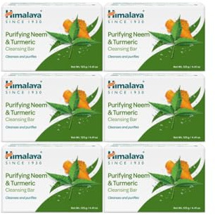 Himalaya Herbals Protecting Neem And Turmeric Soap 125G (Pack Of 4)