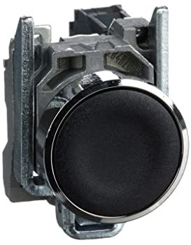 Schneider Electric XB4BA21 Pulsador Ø 22, Retorno Resorte Nivelado, 1 Na