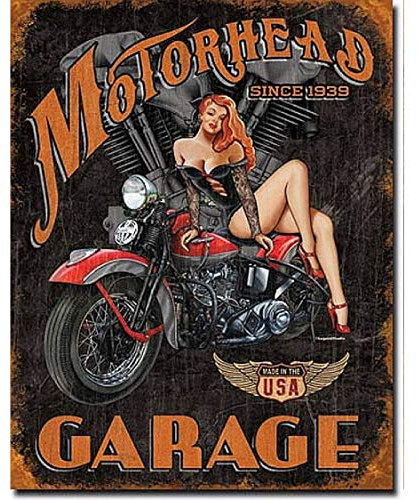 Motorhead Garage Metal Sign (des)