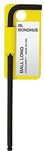 Bondhus, BL5/32 BARCODED BALLEND HEX Key, 5/32, 15709