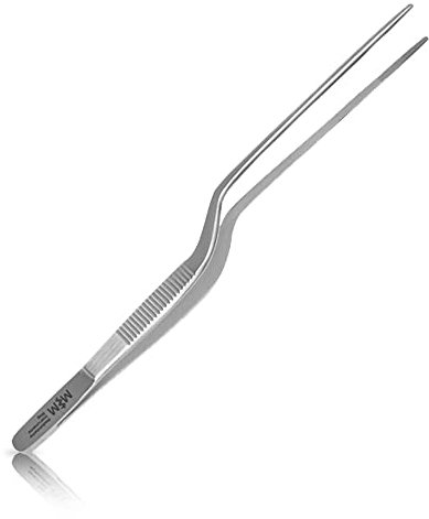 Pinzas Gourmet - Pinzas para servir - Pinzas de cocina - Pinzas para carne - Longitud: los 20 cm - Acero inoxidable