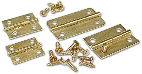 MEYERCORDT GMBH Scharnier-Sortiment mit Schrauben 12 Stck. aus Legiertem Stahl
